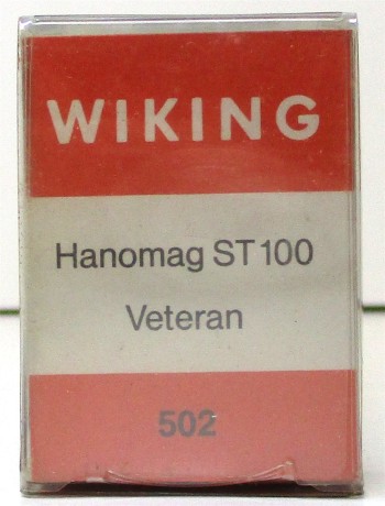 Wiking 1/87 502 Hanomag ST100 Veteran Tiefladerhängerzug - OVP (Spur H0) (65-27)