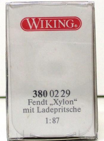 Wiking 1/87 380 02 29 Fendt Xylon mit Ladepritsche - OVP (Spur H0)(85-28)