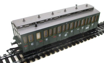 Spur H0 Fleischmann 5092 3-achsiger Abteilwagen 3.KL DRG OVP (922H)