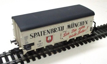 Spur H0 Fleischmann 5347K Güterwagen Spatenbräu KKK OVP (706h)