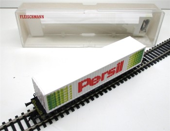 Spur H0 Fleischmann 5244K Containerwagen Persil DB KKK OVP (717h)