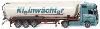 Wiking 1/87 053102 MB Actros / Spitzer Silosattelzug Kleinwächter - NEU