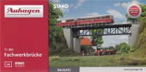 Auhagen H0 11364 Bausatz Unterzug-Fachwerkbrücke - OVP NEU