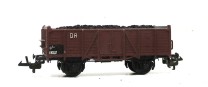 Zeuke TT 54555 Hochbordwagen mit Kohleladung 41-08-47 DR OVP (2035g)