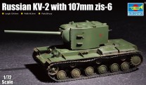 Trumpeter 1:72 7162 Russian KV-2 with 107mm zis-6