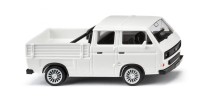 Wiking 029310 VW T3 Doppelkabine - weiß  Spur H0 1:87