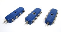 Märklin H0 7069 M-Gleis Verteiler 8-fach blau 1 Stück (Z30)