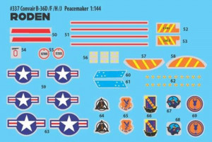 Roden 1:144 337 Convair B-36D Peacemaker