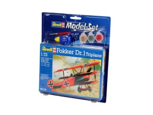 Revell 1:72 64116 Model Set Fokker DR.1 Triplane