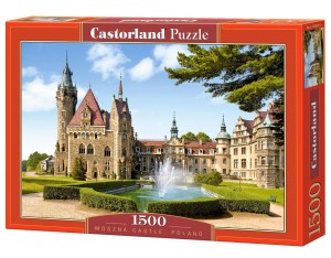 Moszna Castle, Poland,Puzzle 1500 Teile