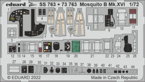 Eduard Accessories 1:72 SS763 Mosquito B Mk.XVI for AIRFIX