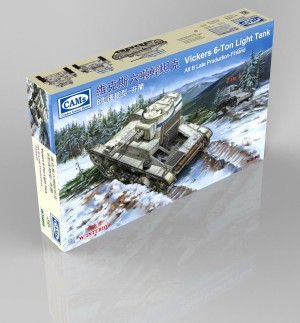 Riich Models 1:35 CV35A009 Finnish Vickers 6-Ton light tank Alt B Late Production (with interior) (2 in 1)