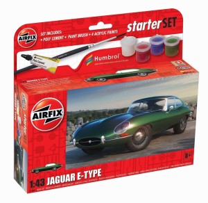 Airfix 1:43 A55009 Small Starter Set Jaguar E-Type