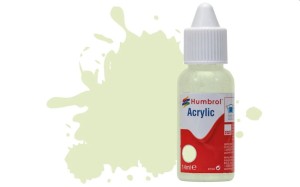 Humbrol  DB0090 HUMBROL ACRYLIC DROPPER BOTTLE 14ML No.90 Beige Green (aka Sky) Matt - NEU