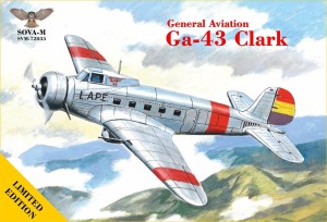 Modelsvit 1:72 SVM-72035 GA-43Clark airliner ( In L.A.P.E. service)