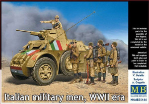 Master Box Ltd. 1:35 MB35144 Italian military men,WWII era