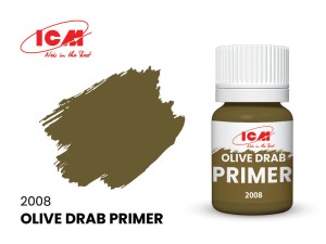 ICM  2008 PRIMERS Primer Olive Drab bottle 17 ml - NEU