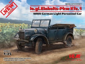 ICM 1:35 35581 Ie.gl.PKW Kfz.1, WWII German Light Personnel Car