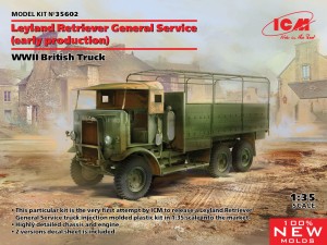 ICM 1:35 35602 Leyland Retriever General Service (early production), WWII British Truck