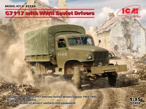 ICM 1:35 35594 G7117 with WWII Soviet Drivers