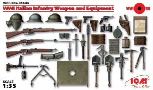 ICM 1:35 35686 WWI Italian Infantry W&E