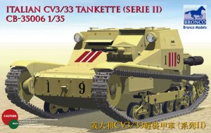 Bronco Models 1:35 CB35006 Italian CV L3/33 Tankette (Serie II)