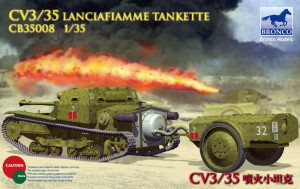 Bronco Models 1:35 CB35008 CV L3/35 Lanciafiamme Tankette