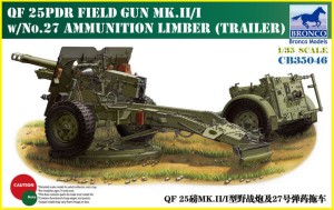 Bronco Models 1:35 CB35046 QF 25pdr Field Gun Mk.II/I