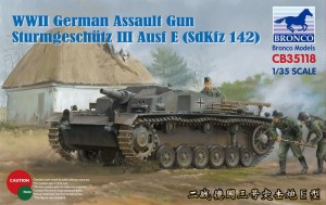 Bronco Models 1:35 CB35118 WWII German Assault Gun Sturmgeschütz III Ausf E (SdKfz 142)