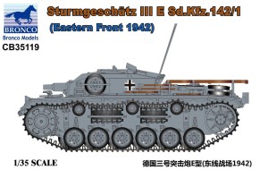 Bronco Models 1:35 CB35119 Sturmgeschütz III E Sd.Kfz.142/1(Eastern Front 1942)