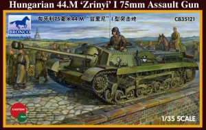 Bronco Models 1:35 CB35121 Hungarian 75mm Assault Gun 44.M Zrinyi I