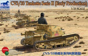 Bronco Models 1:35 CB35125 CV3/33 Tankette Serie II (Early Producti