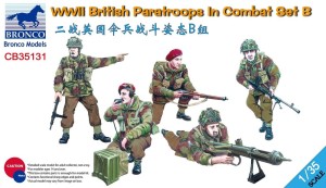 Bronco Models 1:35 CB35131 WWII British Paratroops in Combat Set B