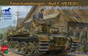 Bronco Models 1:35 CB35143 Panzerkampfwagen I Ausf.F(VK18.01)