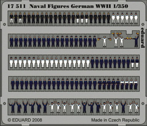 Eduard Accessories 1:350 Naval Figures German WWII
