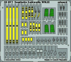 Eduard Accessories 1:32 Seatbelts Luftwaffe WWII