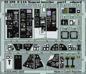 Eduard Accessories 1:32 F-14A Tomcat interior für Tamiya-Bausatz