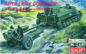 Skif 1:35 MK213 Artillery Complex MT-LB + D-30