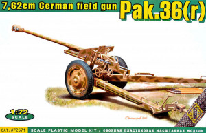 ACE 1:72 ACE72571 Pak.36(r) German 7.62cm field gun