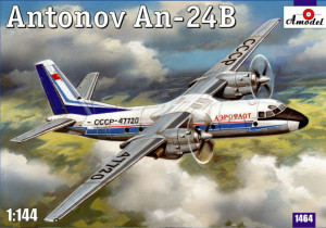Amodel 1:144 AMO1464 Antonov An-24B passenger airliner