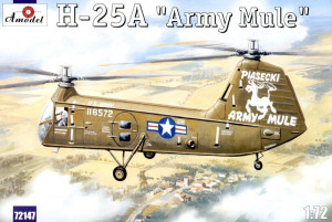 Amodel 1:72 AMO72147 H-25A 'Army Mule' USAF helicopter