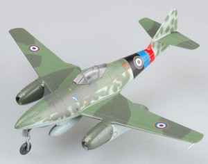 Easy Model 1:72 36367 Me262 A-1a Yellow 7 Captured by UK, May 1945 in Lubeca