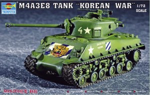 Trumpeter 1:72 7229 M4A3E8 Tank (T80 Track)