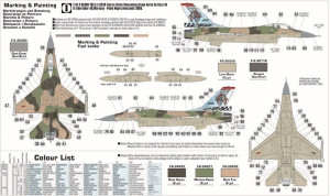 Mistercraft 1:72 D-34 F-16A-15 Halcon Cazador