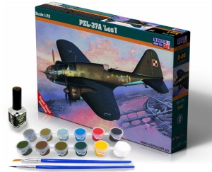 Mistercraft 1:72 SD-06 PZL P-37A Los I SUPER SET