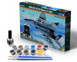 Mistercraft 1:72 SD-110 MIG-29 (9-13) GHOST OF KYIV, START SET