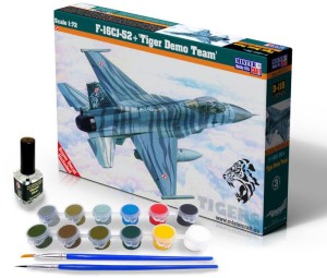 Mistercraft 1:72 SD-115 F-16CJ-52+Tiger Demo Team  SUPER SET