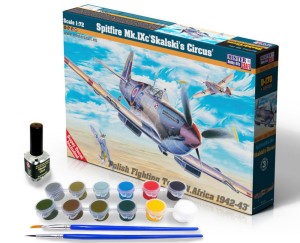 Mistercraft 1:72 SD-170 Spitfire Mk.IX Skalski's Circus SUPER SET