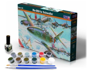 Mistercraft 1:72 SE-60 Me-262-1A Schwalbe, START SET