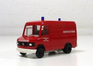 Modellauto Herpa H0 1/87 LKW Mercedes-Benz 609D Kasten [3] Feuerwehr Wien